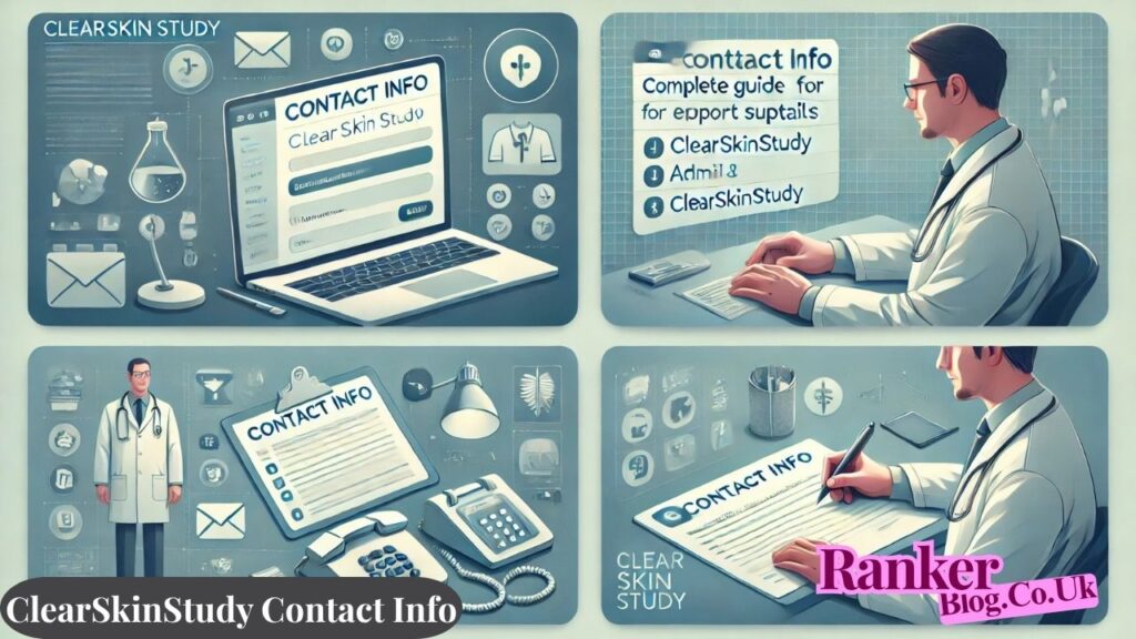 ClearSkinStudy Contact Info