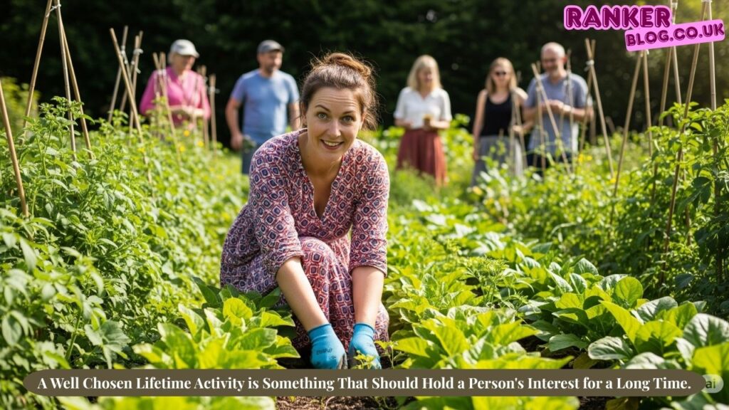 A Well Chosen Lifetime Activity is Something That Should Hold a Person's Interest for a Long Time.