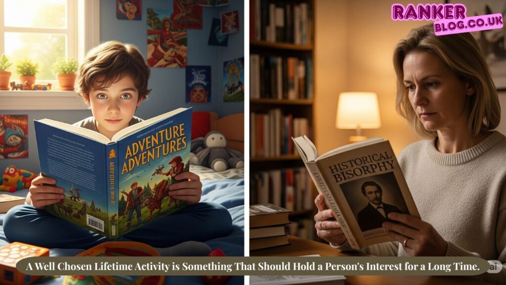 A Well Chosen Lifetime Activity is Something That Should Hold a Person's Interest for a Long Time.