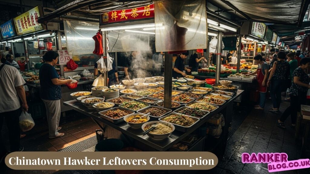 chinatown hawker leftovers consumption
