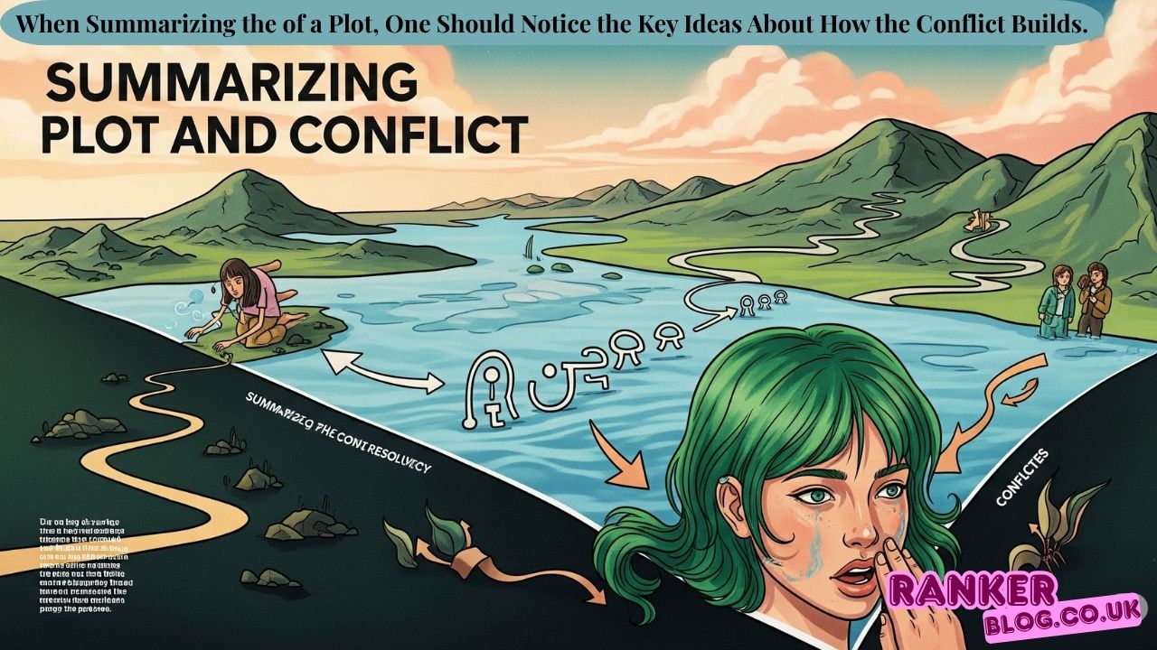 When Summarizing the of a Plot, One Should Notice the Key Ideas About How the Conflict Builds