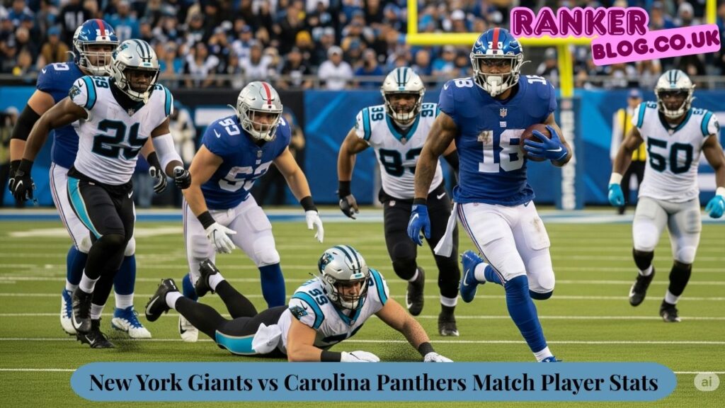 New York Giants vs Carolina Panthers Match Player Stats