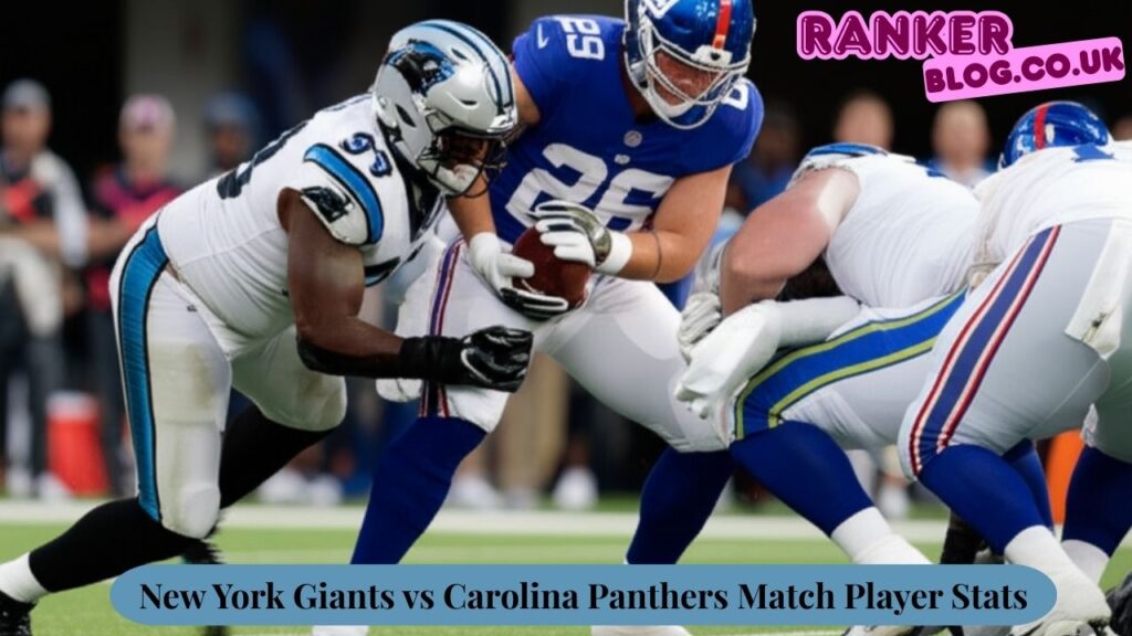 New York Giants vs Carolina Panthers Match Player Stats