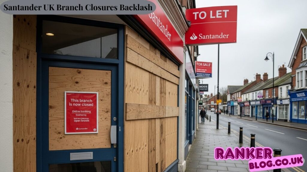 Santander UK Branch Closures Backlash