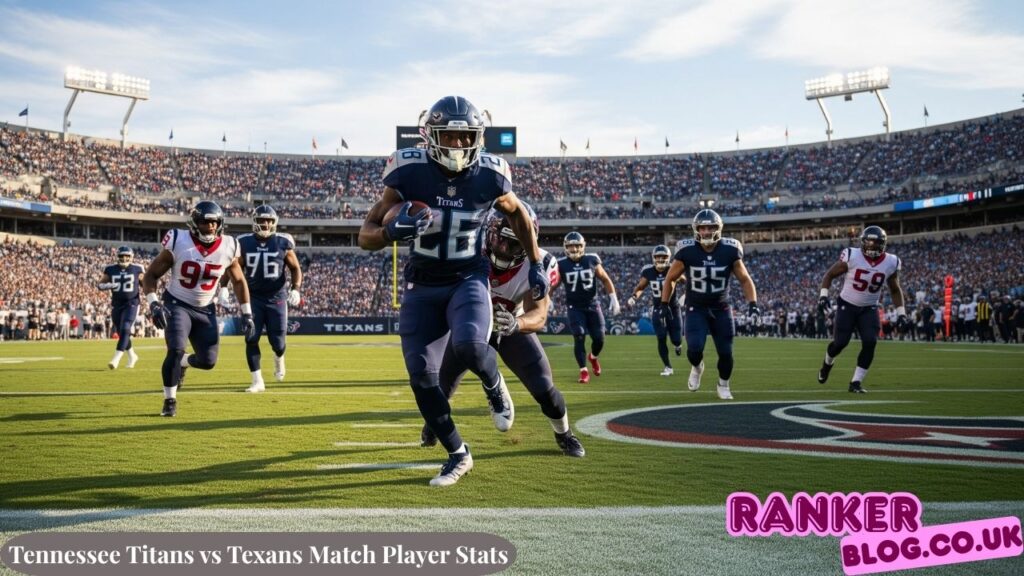 Tennessee Titans vs Texans Match Player Stats