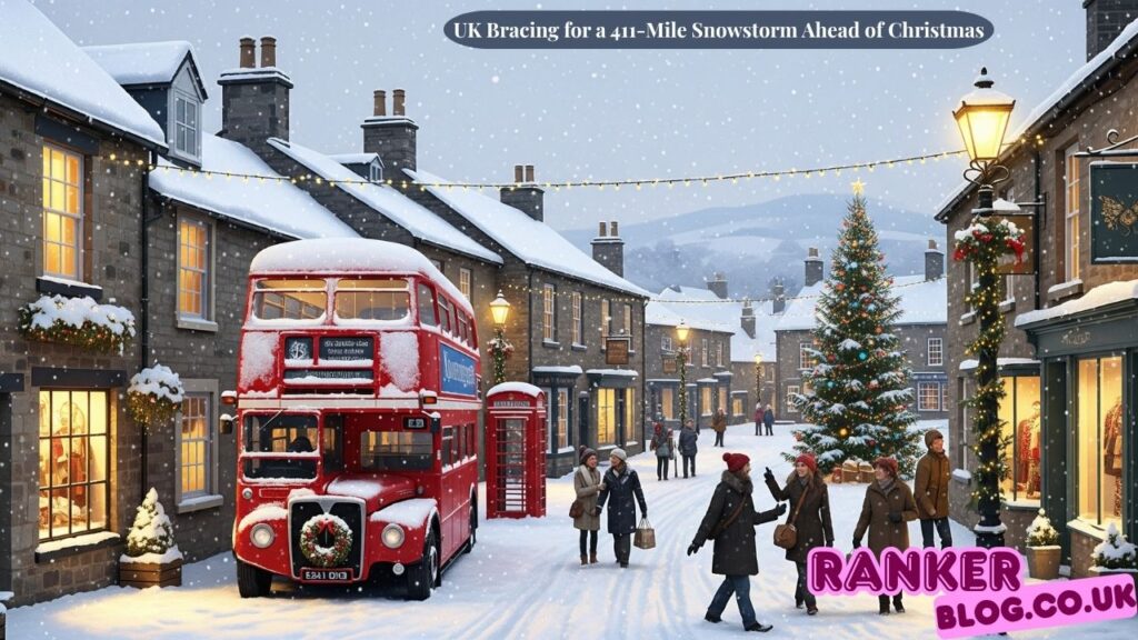 UK Bracing for a 411-Mile Snowstorm Ahead of Christmas