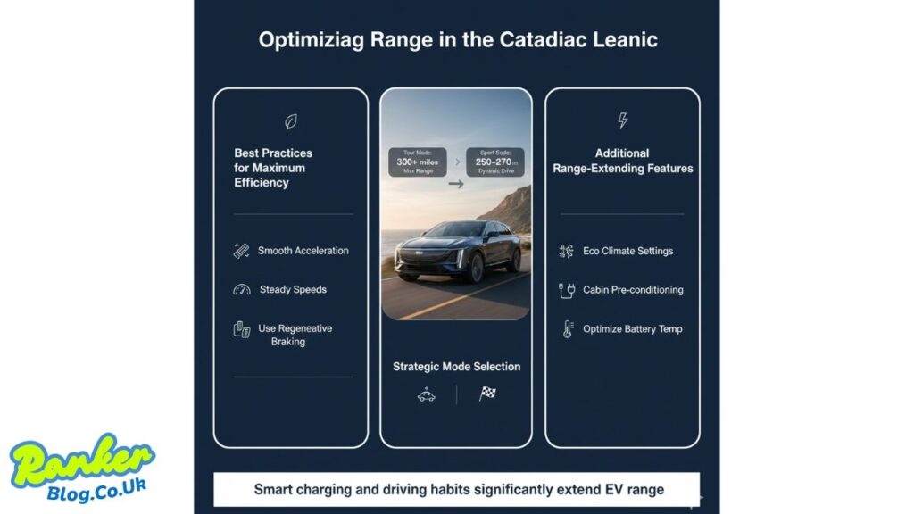 Do the Driving Modes in Cadillac Lyriq Offer Different Ranges or Battery Usages?