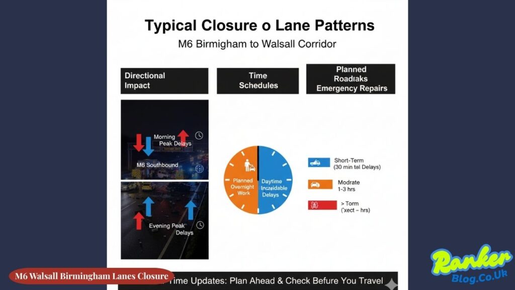 M6 Walsall Birmingham Lanes Closure