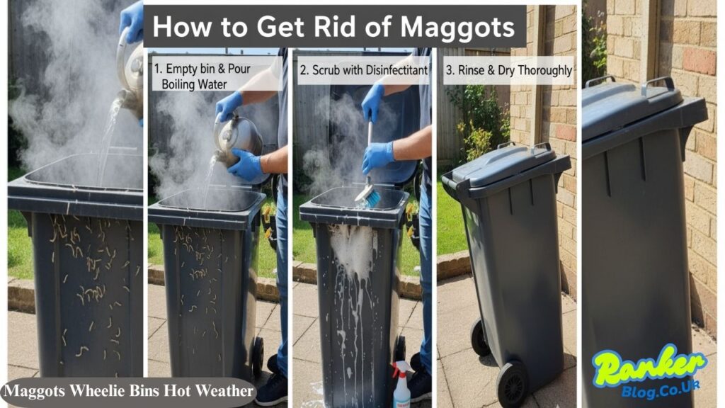 Maggots Wheelie Bins Hot Weather