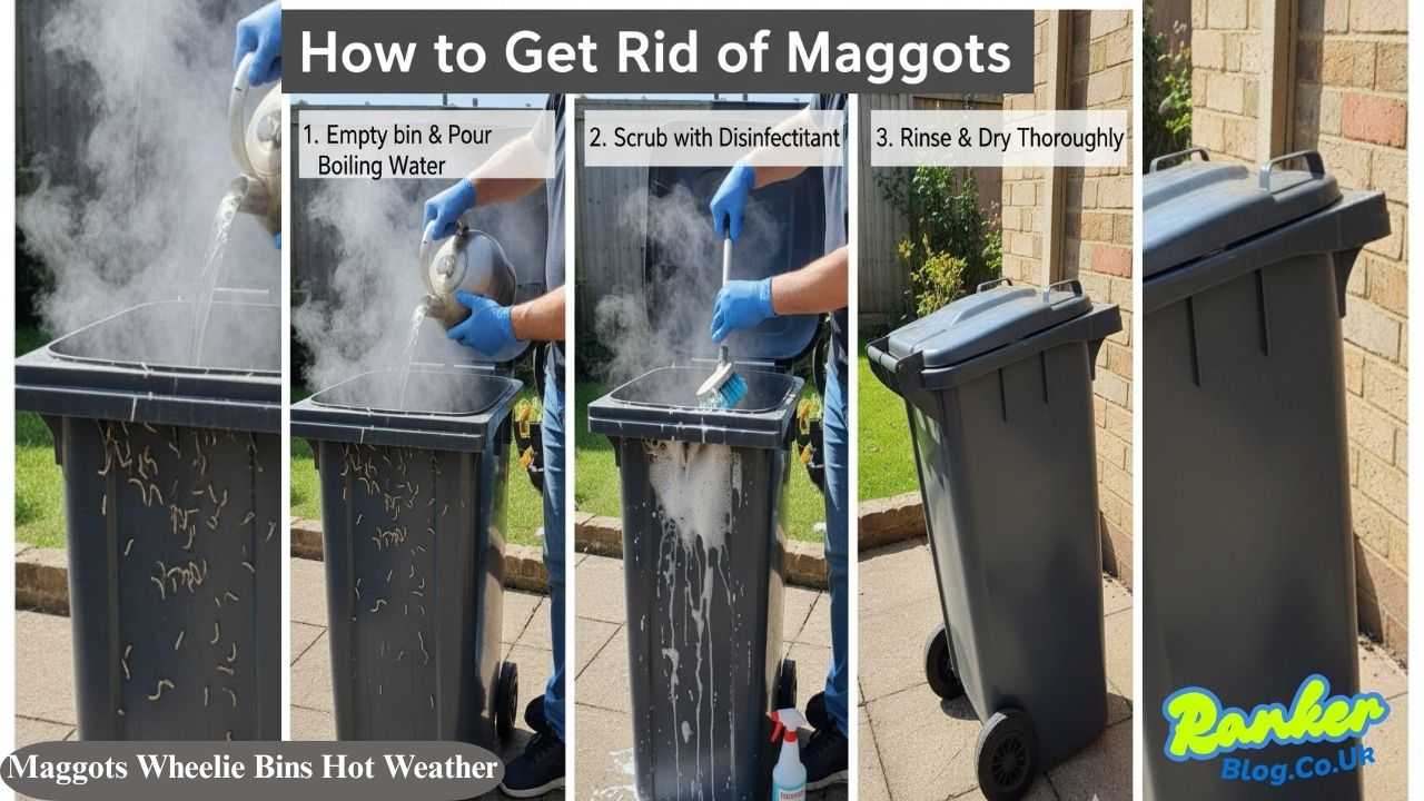 Maggots Wheelie Bins Hot Weather – How to Prevent & Eliminate Bin