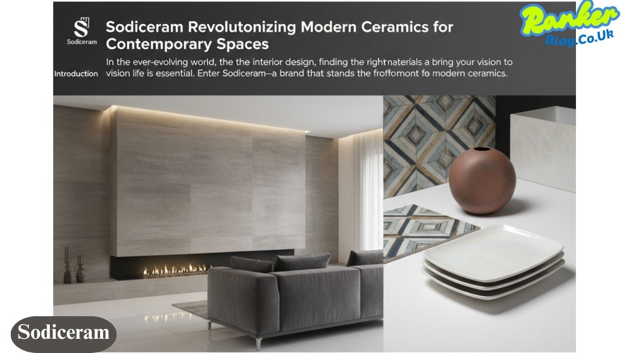 Sodiceram Revolutionizing Modern Ceramics for Contemporary Spaces