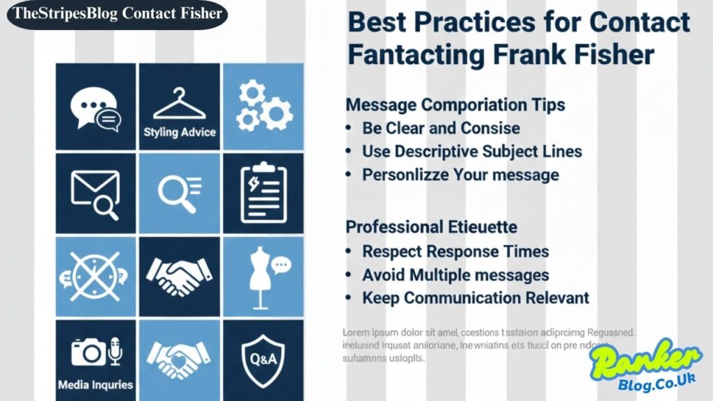 TheStripesBlog Contact Fisher