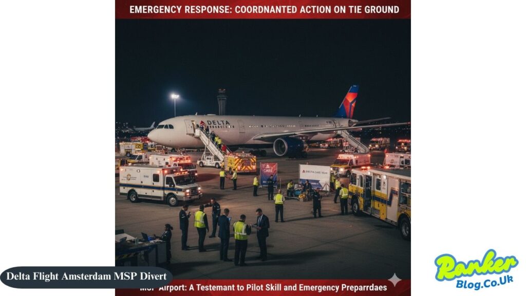 Delta Flight Amsterdam MSP Divert