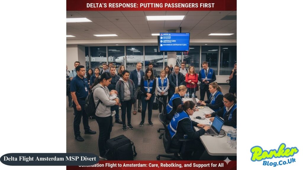 Delta Flight Amsterdam MSP Divert