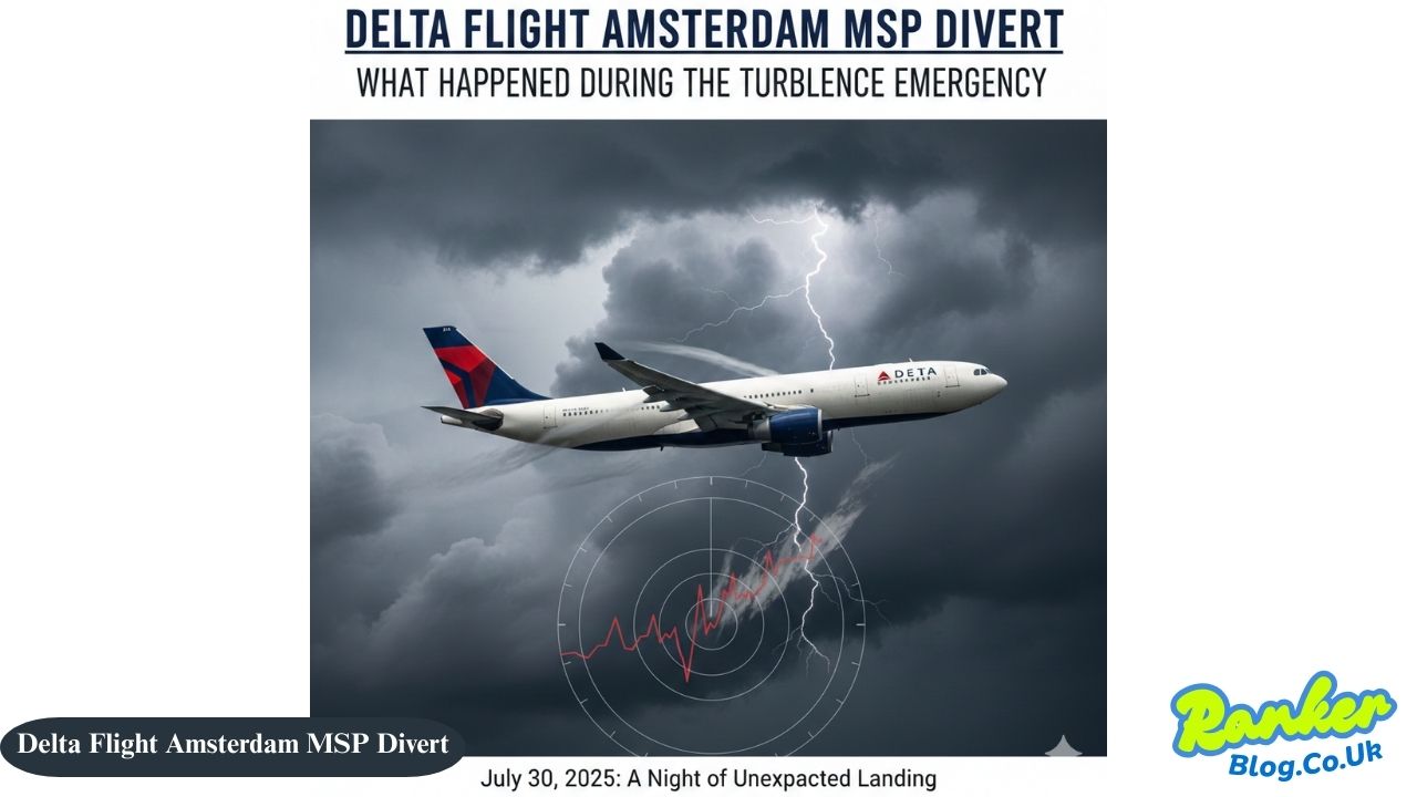 Delta Flight Amsterdam MSP Divert What Happened During the Turbulence Emergency