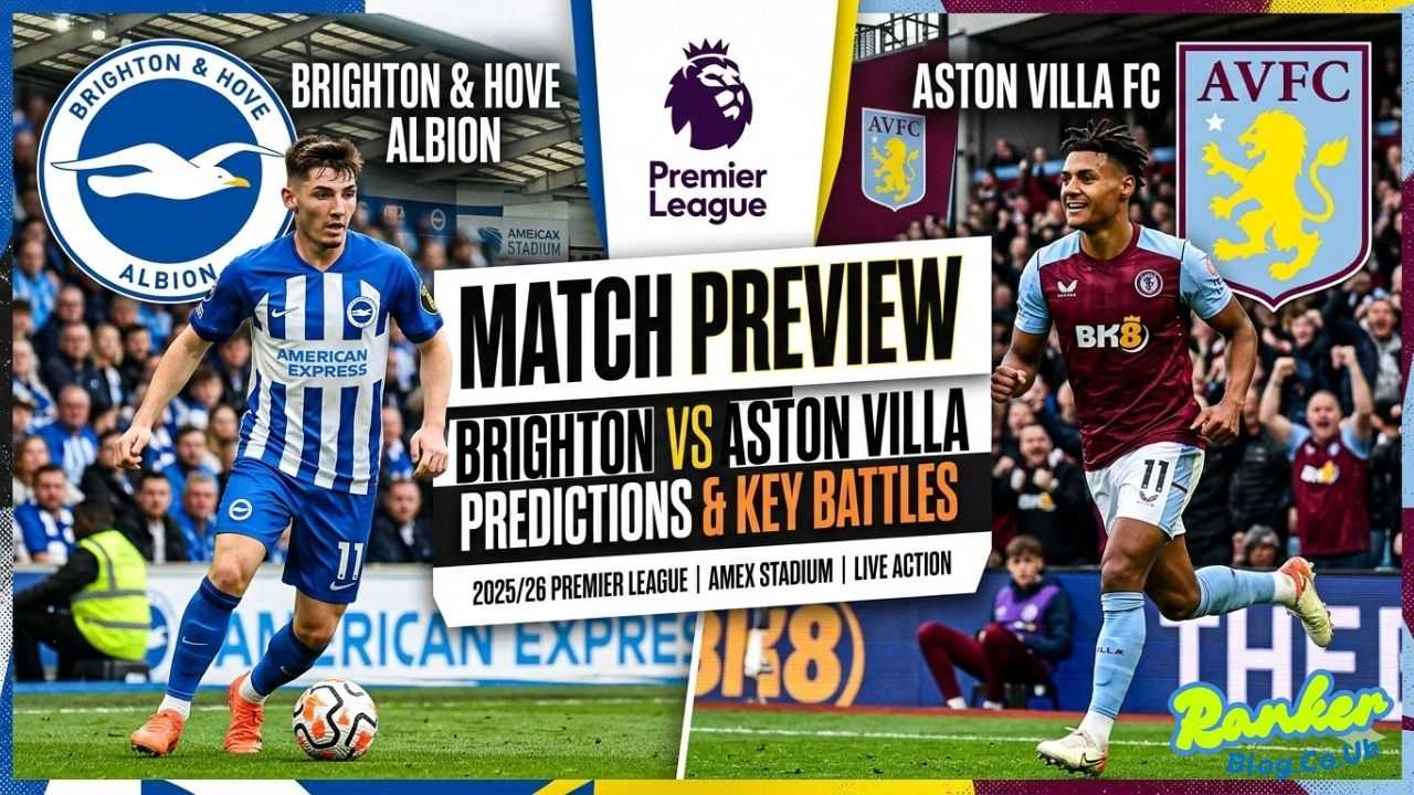 Brighton vs Aston Villa Match Preview, Predictions & Key Battles