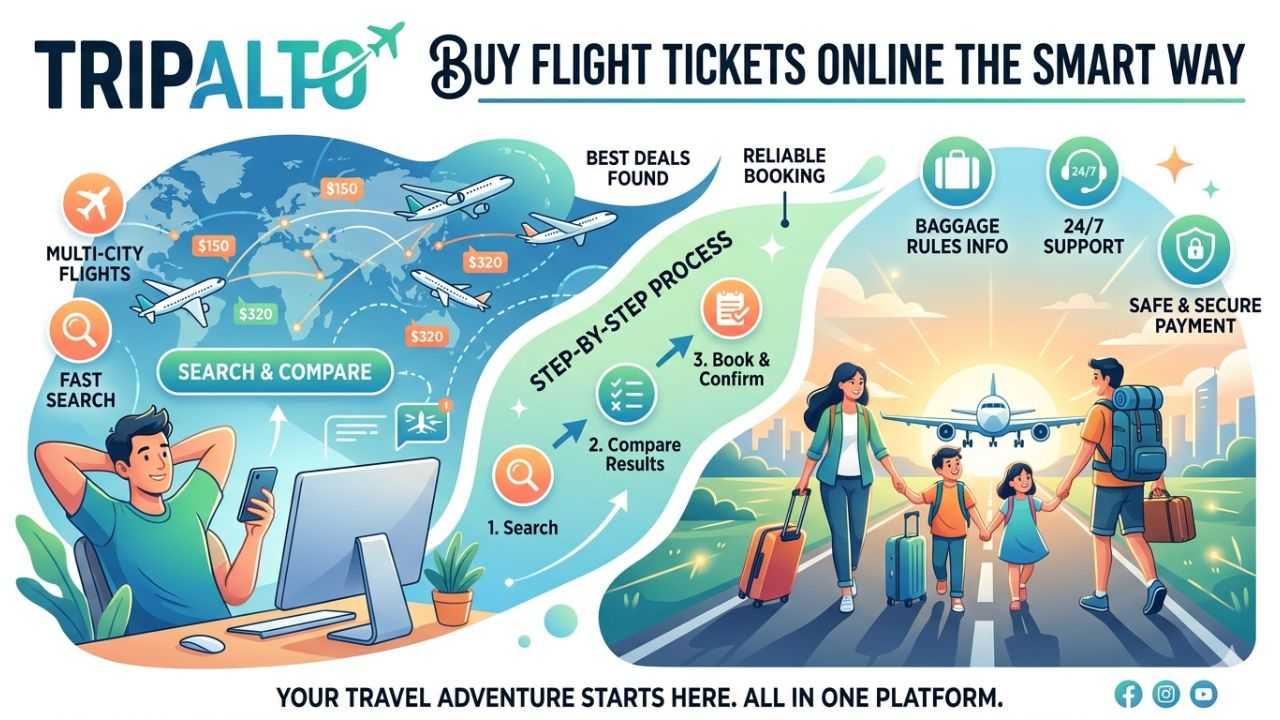 Buy Flight Tickets Online the Smart Way with TripAlto