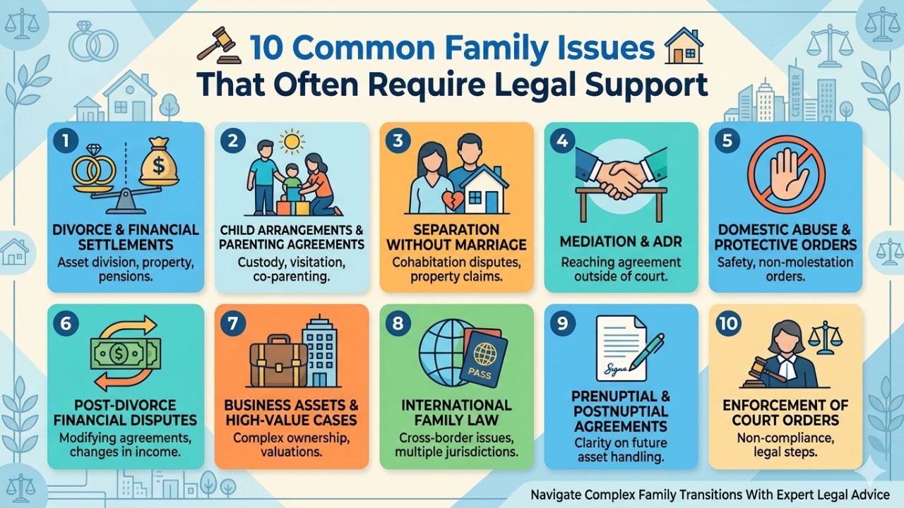 10 Common Family Issues That Often Require Legal Support