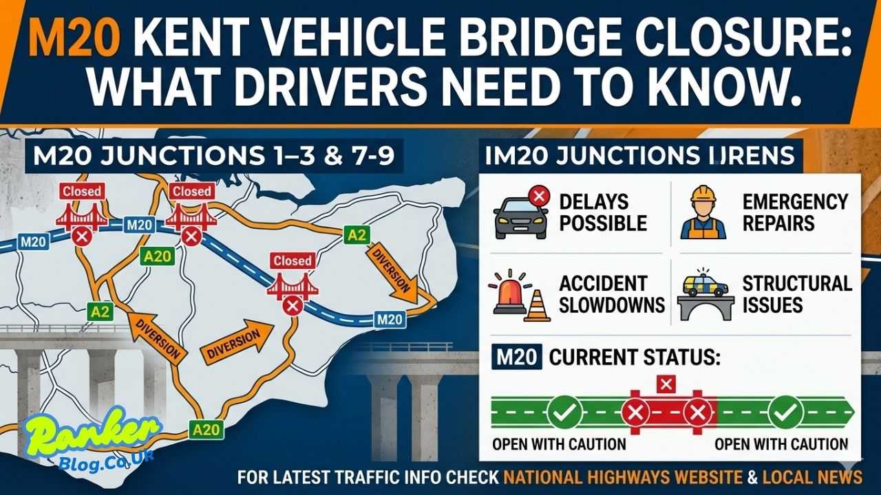 M20 Kent Vehicle Bridge Closure What Drivers Need to Know
