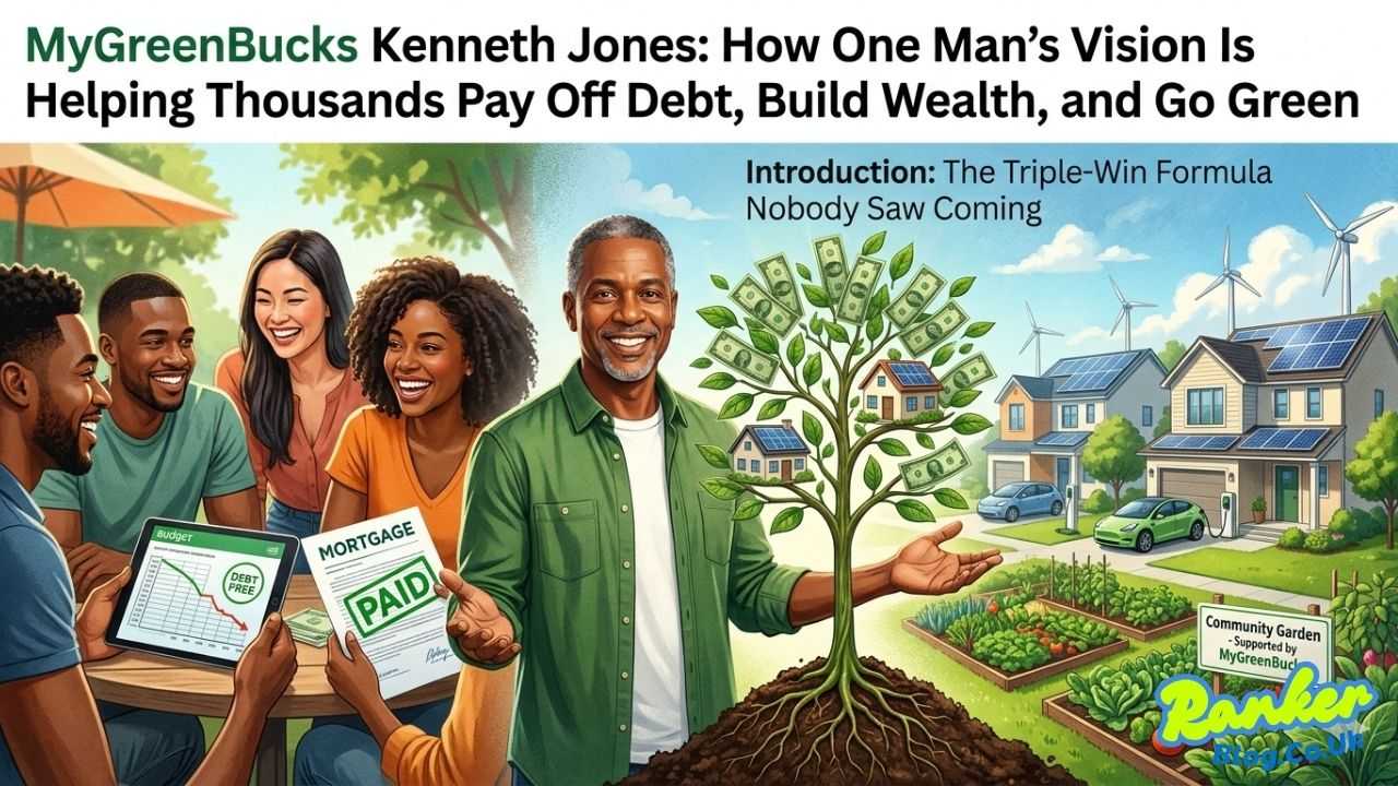 MyGreenBucks Kenneth Jones How One Man’s Vision Is Helping Thousands Pay Off Debt, Build Wealth, and Go Green