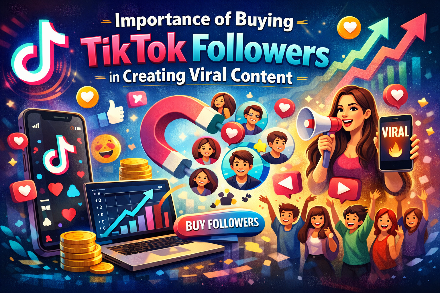 Importance of Buying TikTok Followers in Creating Viral Content