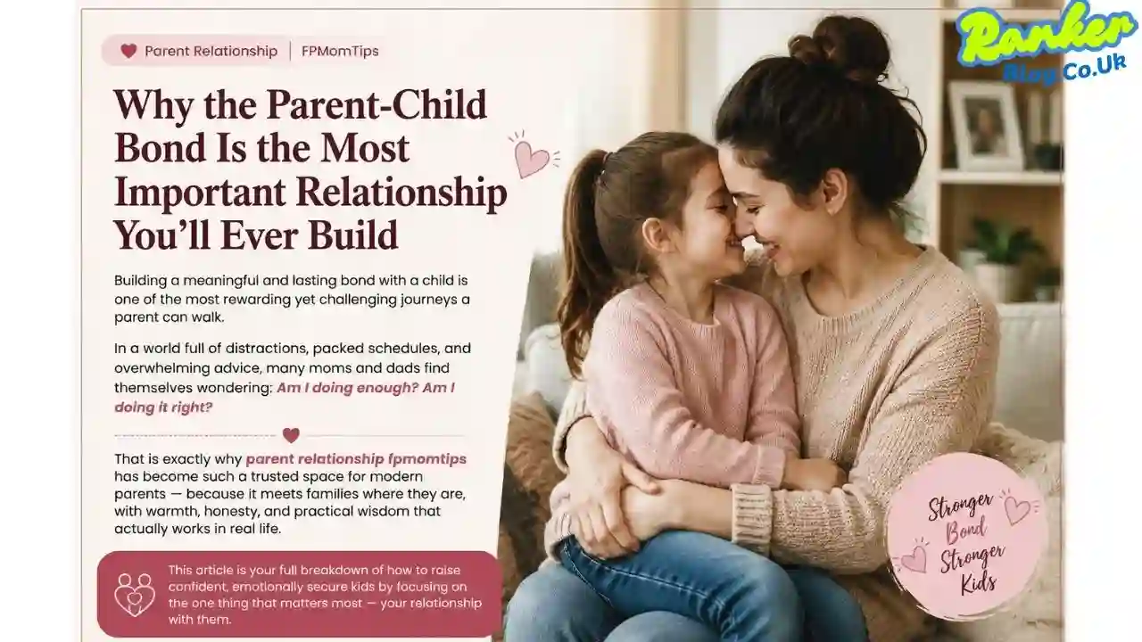 Parent Relationship FPMomTips Why the Parent-Child Bond Is the Most Important Relationship You’ll Ever Build