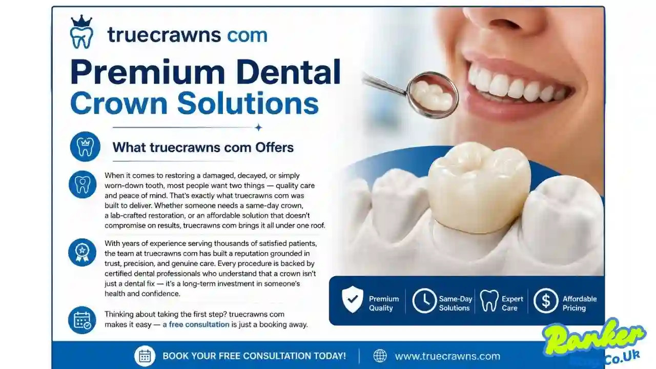 Truecrawns com Premium Dental Crown Solutions