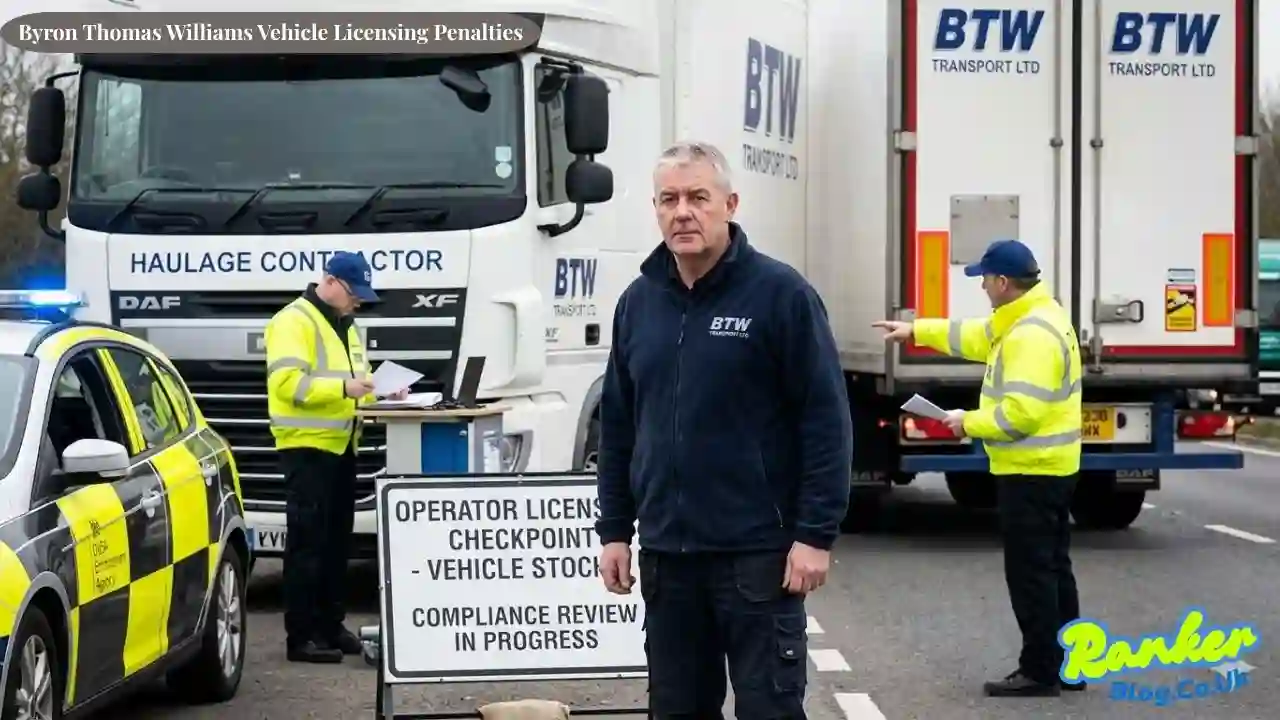 Byron Thomas Williams Vehicle Licensing Penalties: What Happened and What the Transport Industry Must Learn