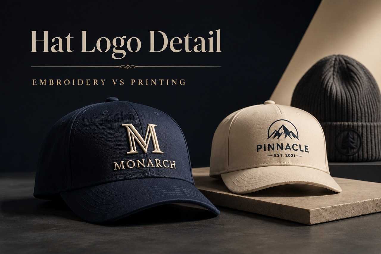 How Logo Detail Affects Embroidery and Printing Results on Hats